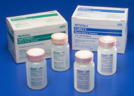 Kendall Superior - Suctioning Solution Sterile Water Not for Injection Bottle 3.5 oz. - 10000-
