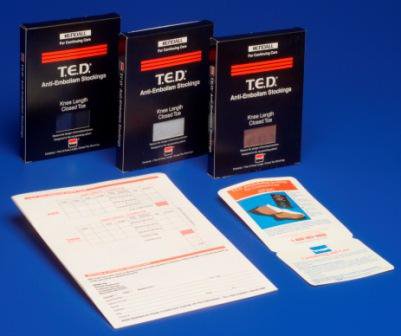 T.E.D. - Anti-embolism Stocking Thigh High Medium / Regular White Closed Toe - 4301-