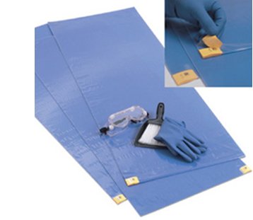Cardinal ChemoPlus Adhesive Floor Mat 18 X 46 Inch White - CT0007