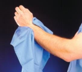 Cardinal CURITY O.R. Towel Curity 17 W X 27 L Inch Blue Sterile - 77704