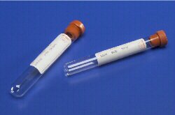 Cardinal Monoject Venous Blood Collection Tube Serum Tube Plain 16 X 125 mm 15 mL Red Conventional Closure Glass Tube - 8881301819