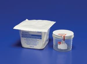 Cardinal Precision Specimen Container 2-1/2 X 3 Inch Plastic Screw Cap 180 mL (6 oz.) Sterile - 14000-