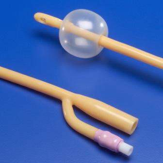 Dover - Foley Catheter 2-Way Standard Tip 30 cc Balloon 12 Fr. Silicone Elastomer Coated Latex - 403712-