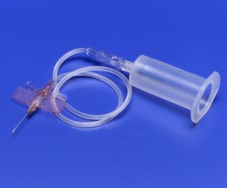 Cardinal Monoject Blood Collection Set with Holder 21 Gauge 3/4 Inch Needle Length Safety Needle 12 Inch Tubing Sterile - 8881225221