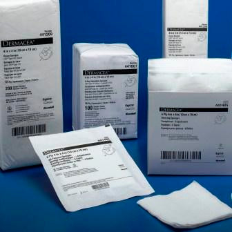 Cardinal Dermacea USP Type VII Gauze Sponge Cotton 16-Ply 4 X 4 Inch Square NonSterile - 441210