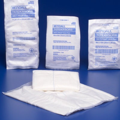 Cardinal Curity Abdominal Pad NonWoven Fluff 5 X 9 Inch Rectangle NonSterile - 8190A