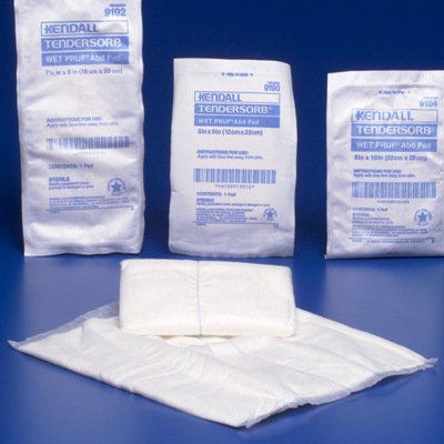 Curity - Abdominal Pad Nonwoven Fluff 5 X 9 Inch Rectangle NonSterile - 8190A