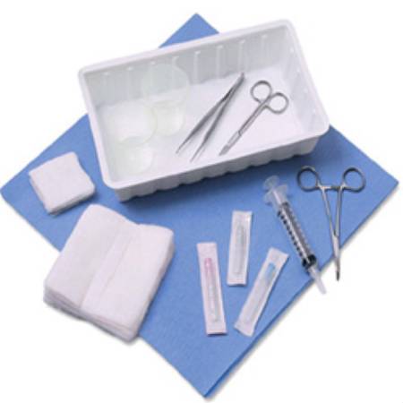 Cardinal Devon ER Laceration Tray - 50007059