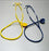 Kerma Medical Products Disposable Stethoscope Yellow 1-Tube Single Head Chestpiece - 4930