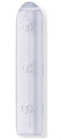 Key Surgical Instrument Tip Protecting Cap 0.109 OD X 0.75 L Inch, Clear, With Vent, Round, Sterile, Disposable - 37684