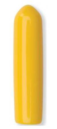 Key Surgical Instrument Tip Protecting Cap 0.187 OD X 1 L Inch, Solid Yellow, Round, Sterile, Disposable - 38412
