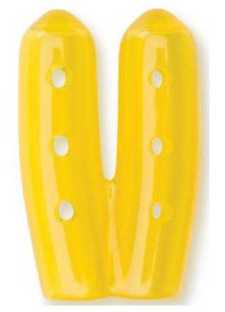 Key Surgical Instrument Tip Protecting Cap 1 L X 0.187 W Inch, Yellow Tint, With Vent, Twin, Sterile, Disposable - 38417