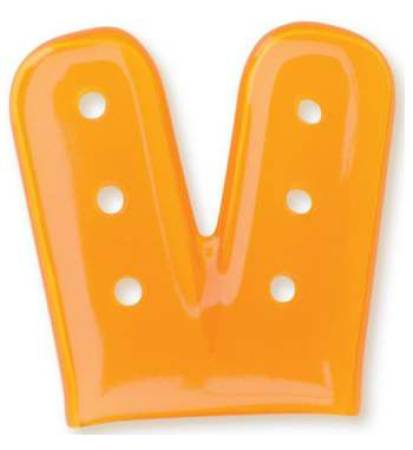 Key Surgical - Instrument Tip Protecting Cap 1 L X 0.375 W Inch, Orange Tint, With Vent, Twin, Sterile, Disposable - 3-06-07