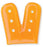 Key Surgical - Instrument Tip Protecting Cap 1 L X 0.375 W Inch, Orange Tint, With Vent, Twin, Sterile, Disposable - 3-06-07