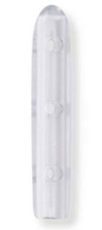 Key Surgical Instrument Tip Protecting Cap 0.078 OD X 0.75 L Inch, Clear, With Vent, Round, Sterile, Disposable - 37319
