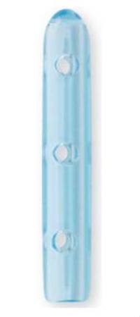 Key Surgical Instrument Tip Protecting Cap 0.078 OD X 0.75 L Inch, Blue Tint, With Vent, Round, Sterile, Disposable - 37323