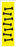 Key Surgical - Blank Label Tape Instructional Label Black, Lime Vinyl 1/4 Inch - T-702-1309