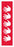 Key Surgical - Blank Label Tape Instructional Label Black, Red, White Vinyl 1/4 Inch - T-720-040109