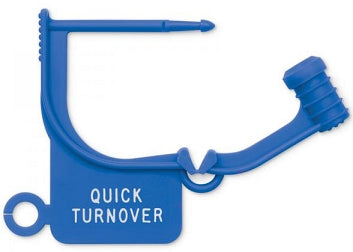 Key Surgical - Locking Tag PrePrinted Blue Plastic 1 Inch - LT-210