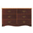 BEDR60 Model, Beaufort Collection - Dresser African Mahogany 19 X 30 X 48-1/4 Inch 6 Drawers - BEDR60