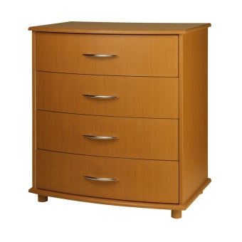 Kwalu Camelot Collection, CACH40W Model Chest Wide Wild Oak 21 X 32-1/4 X 36 Inch 4 Drawers - CACH40W
