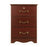 Tempe Collection, TEBS30 Model - Bedside Cabinet Golden Ebony 19 X 21 X 30 Inch 3 Drawers - TEBS30
