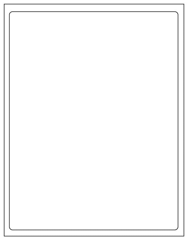 Medical Labels - Desktop Laser Labels, 8-1/2" x 11.0"