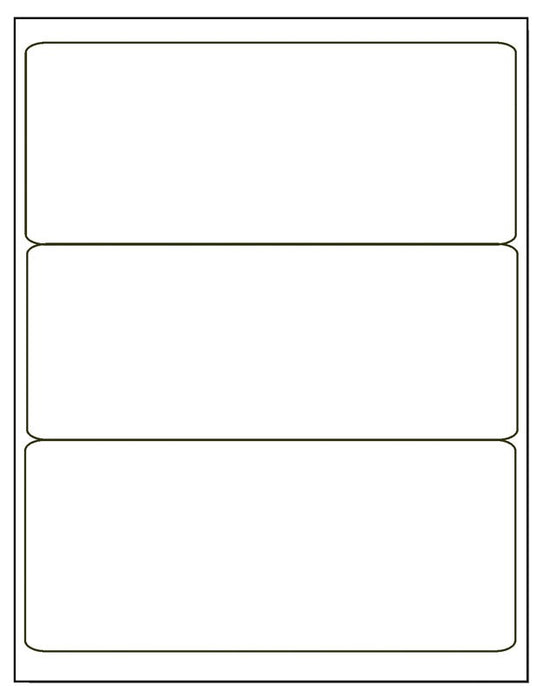 Medical Labels - Desktop Laser Labels, 8.0" x 3.0"