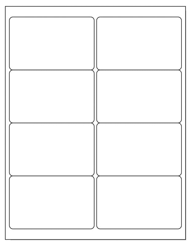 Medical Labels - Desktop Laser Labels, 4-3/16" x 2-23/32"