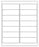 Medical Labels - Desktop Laser Labels, 4.0" x 1-7/16"