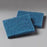 Lagasse Scotch-Brite Scouring Pad Heavy Duty Blue NonSterile Synthetic Fiber 4 X 5-1/4 Inch Reusable - MCO34738