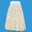 Lagasse Boardwalk Wet Mop Head Cut End Size 16 White Premium Cotton Reusable - BWK216CCT