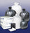 Lagasse Integrated Bagging Systems Trash Bag Extra Heavy Duty 33 gal. Black HDPE 16 Mic. 33 X 40 Inch Star Seal Bottom Twist Tie Coreless Roll - IBSS334016K