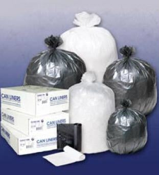 Inteplast Group - Trash Bag 33 gal. Black HDPE 16 Mic. 33 X 40 Inch Star Seal Bottom Coreless Roll - IBSS334016K