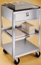 Lakeside Manufacturing Equipment Stand Stainless Steel 18-3/4 X 16-3/4 X 31 Inch 1 Drawer / 3 Shelves - 466