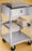 Lakeside Manufacturing Equipment Stand Stainless Steel 18-3/4 X 16-3/4 X 31 Inch 1 Drawer / 3 Shelves - 466
