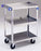 Lakeside Manufacturing - Utility Cart Stainless Steel 27.5 X 16.25 X 32.125 Inch 24 X 15-1/2 Inch Shelves - 311CW LOCKING CASTERS