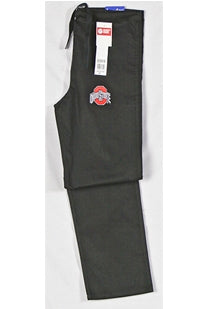 Landau Uniforms Scrub Pants Medium Black / Ohio State Logo Unisex - C602OSUBMED