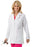 Landau Uniforms Lab Jacket White Large Long Sleeves Hip Length - 8708WWYLG