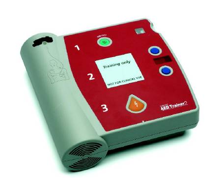 Laerdal Medical AED Trainer 2 AED Trainer Includes - Trainer, Soft Pack, 6 C-Cell Batteries, Standard Training Pads - 94005001