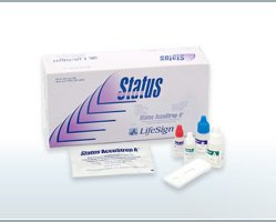 LifeSign Status AccuStrep A Rapid Test Kit Infectious Disease Immunoassay Strep A Test Throat Swab Sample CLIA Moderate Complexity 25 Tests - 34025