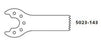 Conmed/Linvatec MicroPower Micro100 Micro Saw Blade Sagittal, Crescent 9.5 Cutting Edge X 25.5 Cutting Depth X 0.4 Material Thk X 0.6 Cutting Thk mm Sterile Straight Edge, Coarse Tooth - 502314300