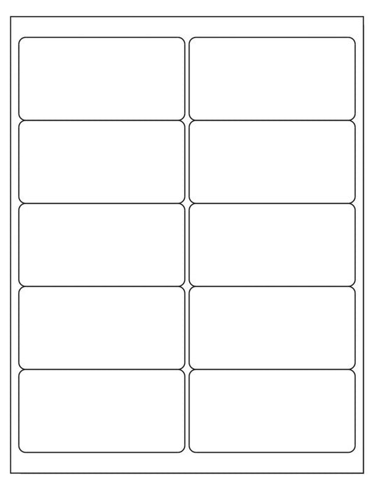 Medical Labels - Desktop Laser Labels, 100 Sheets, 4.0" x 2.0"