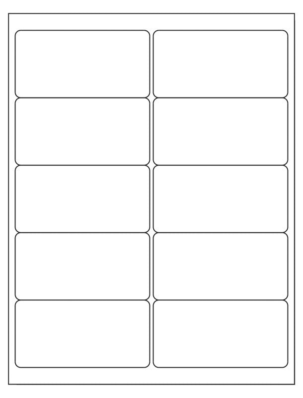 Medical Labels - Desktop Laser Labels, 100 Sheets, 4.0" x 2.0"