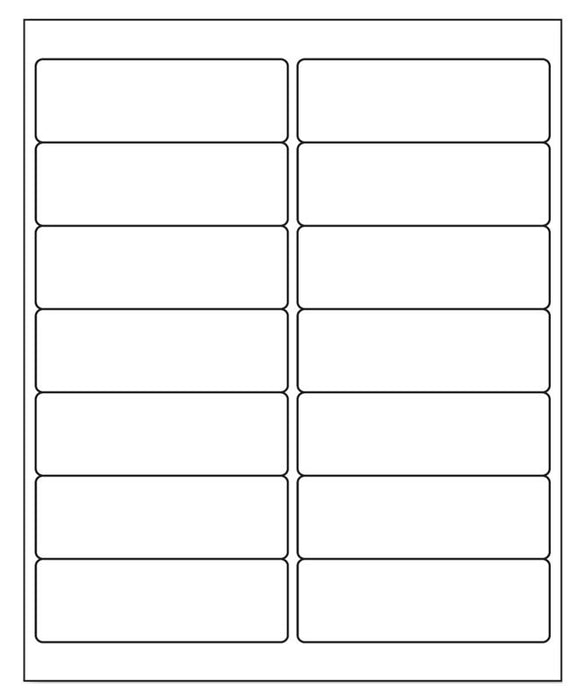 Medical Labels - Desktop Laser Labels, 100 Sheets, 4.0" x 1-7/16"
