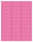 Medical Labels - Pink Desktop Laser Labels, 2-5/8" x 1.0"