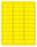 Medical Labels - Yellow Desktop Laser Labels, 2-5/8" x 1.0"
