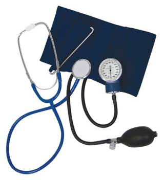 Graham-Field - Aneroid Sphygmomanometer Combo Kit At Home Blood Pressue Kit Adult Size Nylon Cuff - 100-021