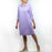 Narrative Apparel DRESS, POLO KNIT 3/4SLEEVE SOLID LILAC WMNS LG D/S - WDBPS0410