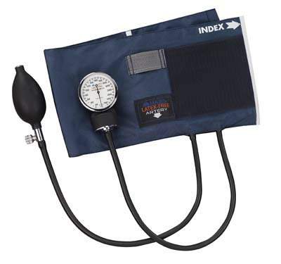 Mabis Healthcare Precision Aneroid Sphygmomanometer Adult 11 - 16-3/8 Inch Nylon - 09-141-011